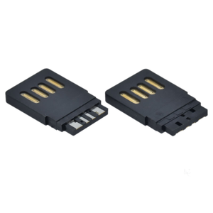 USB AM ซ็อกเก็ต2.0 4แกนเสียบสองด้าน2.0 USB ประเภทพลาสติกเต็มรูปแบบ-ขั้วต่อตัวผู้ - Product Image 1