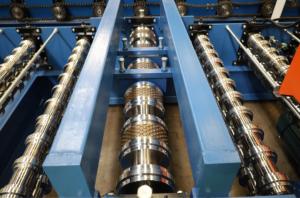 Tốc độ cao hình thang ibr tấm lợp máy kim loại dập nổi cuộn hình thành máy tùy chỉnh - Product Image 4