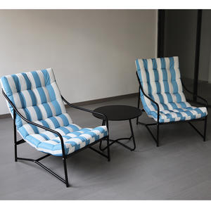 Yuvarlak sehpa ile eşleştirilmiş yeni tasarım sallanan sandalye Set - Product Image 1