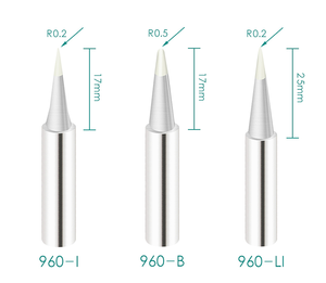 Hızlı 960 serisi havya İpuçları TS1100, 236, 936, 969, 3104 ile uyumlu yüksek performanslı anti-oksidasyon - Product Image 4