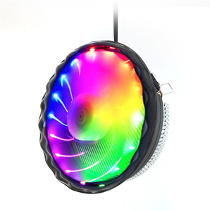 LEDライトプラスチックRGBゲーミングPCコンピューターファンマルチカラー120mmCPUクーラーファンARGBコンピューターラジエーターファン - Product Image 1