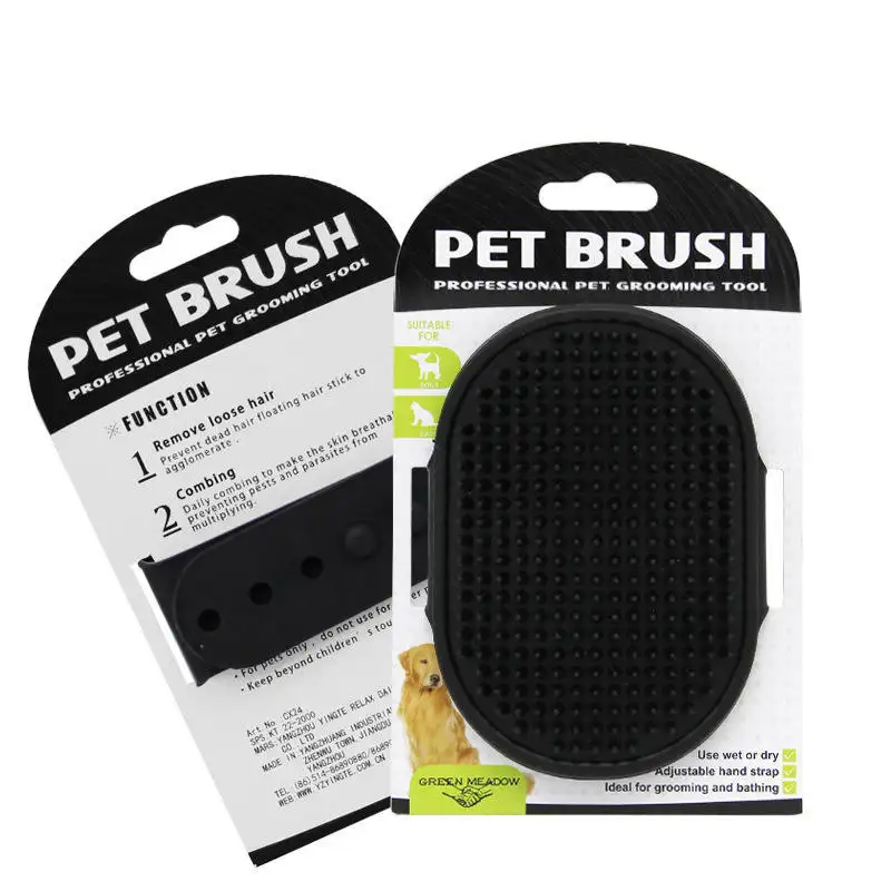 Manufacturer Wholesale Adjustable Pet Comb Hair Dog Pet Brush Self-Cleaning Slicker Brush Round For Dogs And Cats