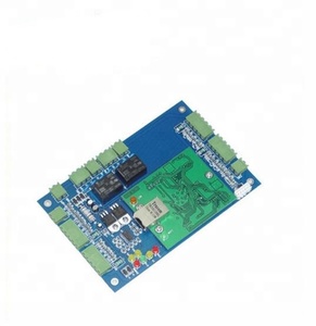 Doppelt 2-Tür TCP/IP Netzwerk-Zugangskontroller PCB-Board Wiegand Gate Panel-Zugangskontroller Board mit SDK kostenlose Software