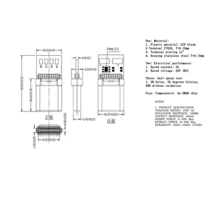 5A 6Pin ซ็อกเก็ตตัวเมีย20V USB 3.1 Type C พร้อมขั้วต่อชิปมาร์กเกอร์ไฟฟ้าพร้อมบอร์ด PCB โมดูลทดสอบ PD 40W-100W - Product Image 6