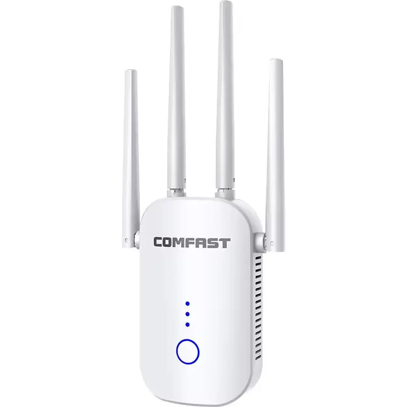 Comfast OEM uzun menzilli Wifi amplifikatör CF-WR758AC wifi genişletici yüksek hızlı 1200Mbps 2.4GHz 5.8GHz sinyal amplifikatörü Wifi tekrarlayıcı