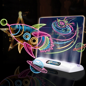 電子マジック3DライティングLED製図板とメガネキッズマジック3DLED製図板 - Product Image 2
