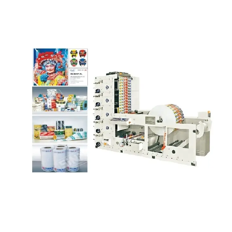 SINI RY850 Автоматическая многоцветная рулонная бумага ротационная флексографская печатная машина промышленная печатная машина для бумажных стаканчиков