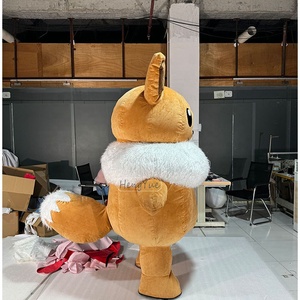 巨型行走动漫服装充气毛绒角色扮演卡通人物Eevee吉祥物服装男女通用成人电视电影服装 - Product Image 5
