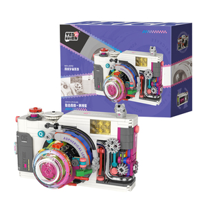 Retro Trend DIY Vintage Digital Camera Building Blocks <strong>Toy</strong> Model Small Plastic Particles Scale 1:36 Compatible Gift - Product Image 6