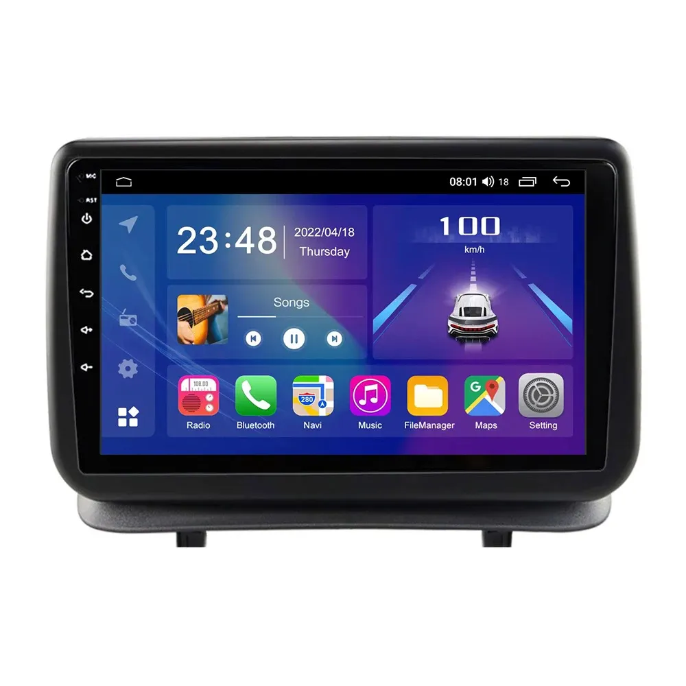 Prelingcar Android 13 per Renault CLIO 3 2005-2014 anni lettore autoradio multimediale Video Carplay di navigazione GPS Radio Stereo