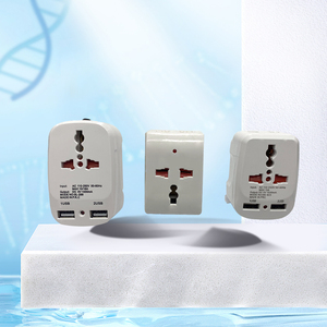 Venta al por mayor de fábrica tipo europeo tipo francés a enchufe multifuncional con enchufe USB con enchufe de conversión de luz indicadora - Product Image 3