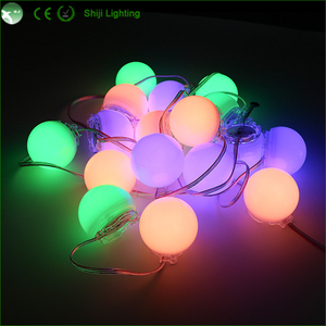 50mm 24V Smd5050 RGB WS2811 LED Pixel Modul Objektiv Weihnachts beleuchtung String High Brightness LED Module