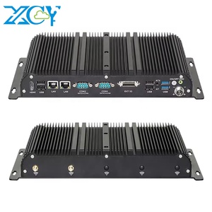 12V 24V36V組み込みの堅牢なファンレス産業用コンピューターコアi51135G7 i7 1195G7 N100 J4125 RS232 RS485 GPIO 4G 5GLteミニPC - Product Image 1