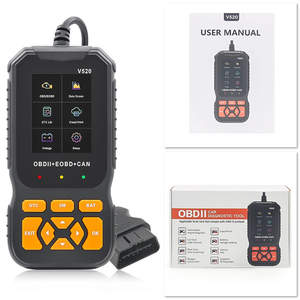 V520 OBD2スキャナーコードリーダープラスチック診断ツールポータブルユニバーサルカー用 - Product Image 1