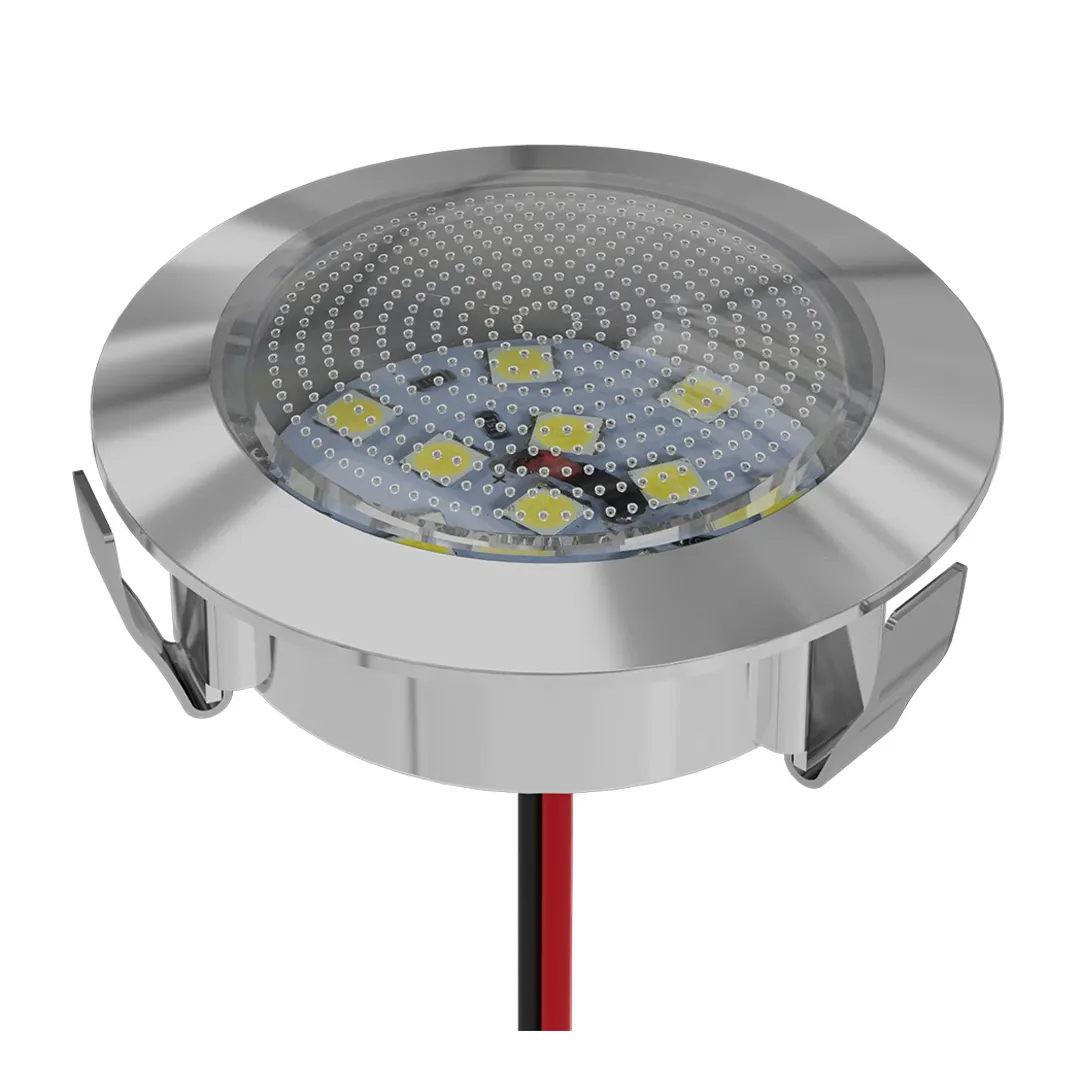 12V Led Rv Lumières Intérieur Camper Lumières Caravane Plafond Dôme Lumière Pour Camper Camion Bateau Marine