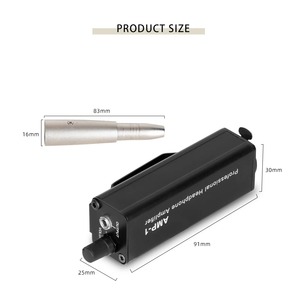 Professional Passive Headphone Converter XLR Stereo Audio Plug Play 2024 with Volume Control for Live Stage Amplifier Converter - Product Image 5