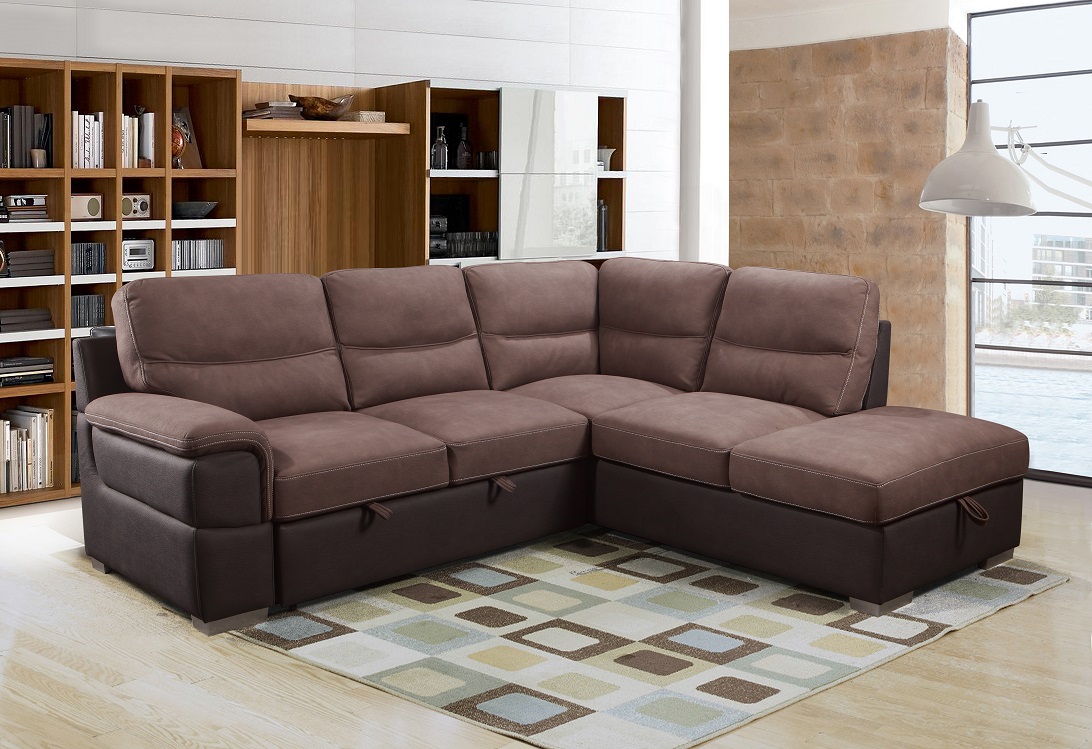 Modern style fabric sleeper sofa living room sofa sectionals sofa cum bed