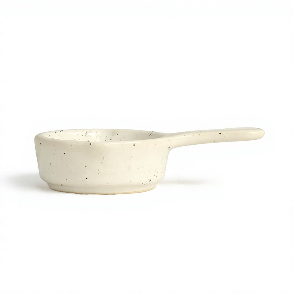 Candle holder in retro white