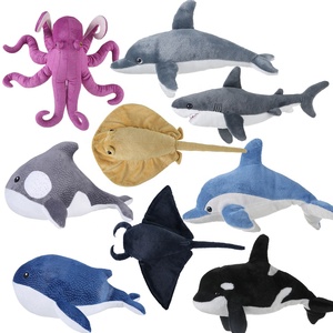 Wholesale Cute Small <strong>Shark</strong> Stuffed Soft Animals Sea Animal Custom Plush Toy for Babies