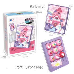 Huarong Road 2-in-1 Educational Puzzle <strong>Toy</strong> Intelligent Kids Gift Maze Game and Maze Runner Fun Learning Tool - Product Image 5