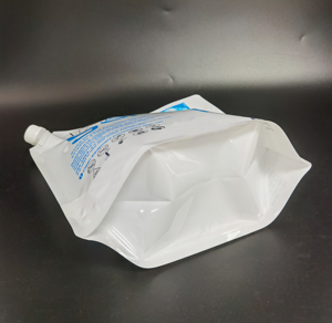 5L Medical <strong>Use</strong> Scan Ultrasonography Ultrasound Gel Packing Stand up Spout <strong>Pouch</strong> with Cut Handle Customized Printing - Product Image 4