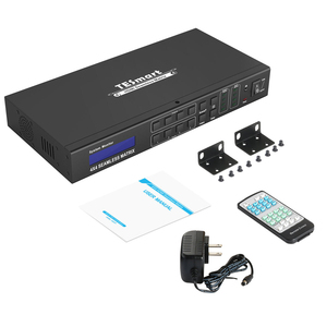 2X2视频墙4x4 HDMI无缝矩阵切换器高达4k HDMI矩阵4x4局域网控制视频矩阵开关 - Product Image 4