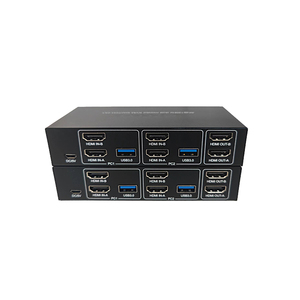 8K@60hz 4K@60HZ <strong>HDMI</strong> <strong>2</strong>.0 Dual Monitorn <strong>2</strong> Port KVM <strong>Switch</strong> HDR&amp; Do-lby Vision USB3.0 With Remote Control - Product Image 2