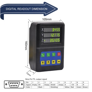 Lettura digitale Dro 1 2 3 assi con Encoder scala di vetro lineare per fresatura tornio macchina OEM personalizzabile - Product Image 3