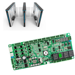 Scheda di controllo del tornello scheda di accesso PCB per tornello oscillante/velocità con 6 paia di sensori a infrarossi ingresso indipendente