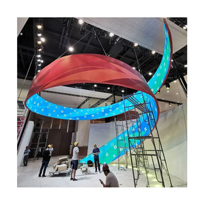 Display a LED flessibile a colori per interni esterni SMD a colori per interni con Display a LED a schermo flessibile pieghevole con Display a LED - Product Image 1