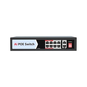 İletişim ağları için 48VVLAN SNMP QoS & AI Watchdog ile 8 Port + 2 POE RJ45 100M yönetilmeyen Ethernet ağ anahtarı - Product Image 2