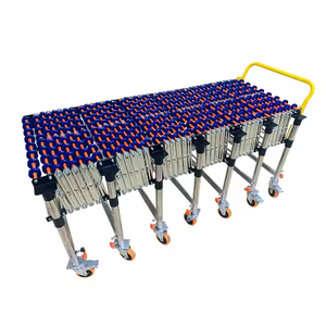 Multi-wedge Belt Container Flexible Telescopic Powered Roller Conveyor Line <strong>Loading</strong> <strong>Unloading</strong> - Product Image 6