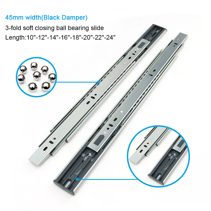 45mm width(Black Damper)