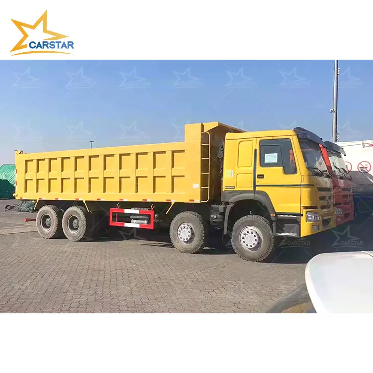 Sinotruk 12 ruedas 50 toneladas HOWO volquete camión volquete usado para minería