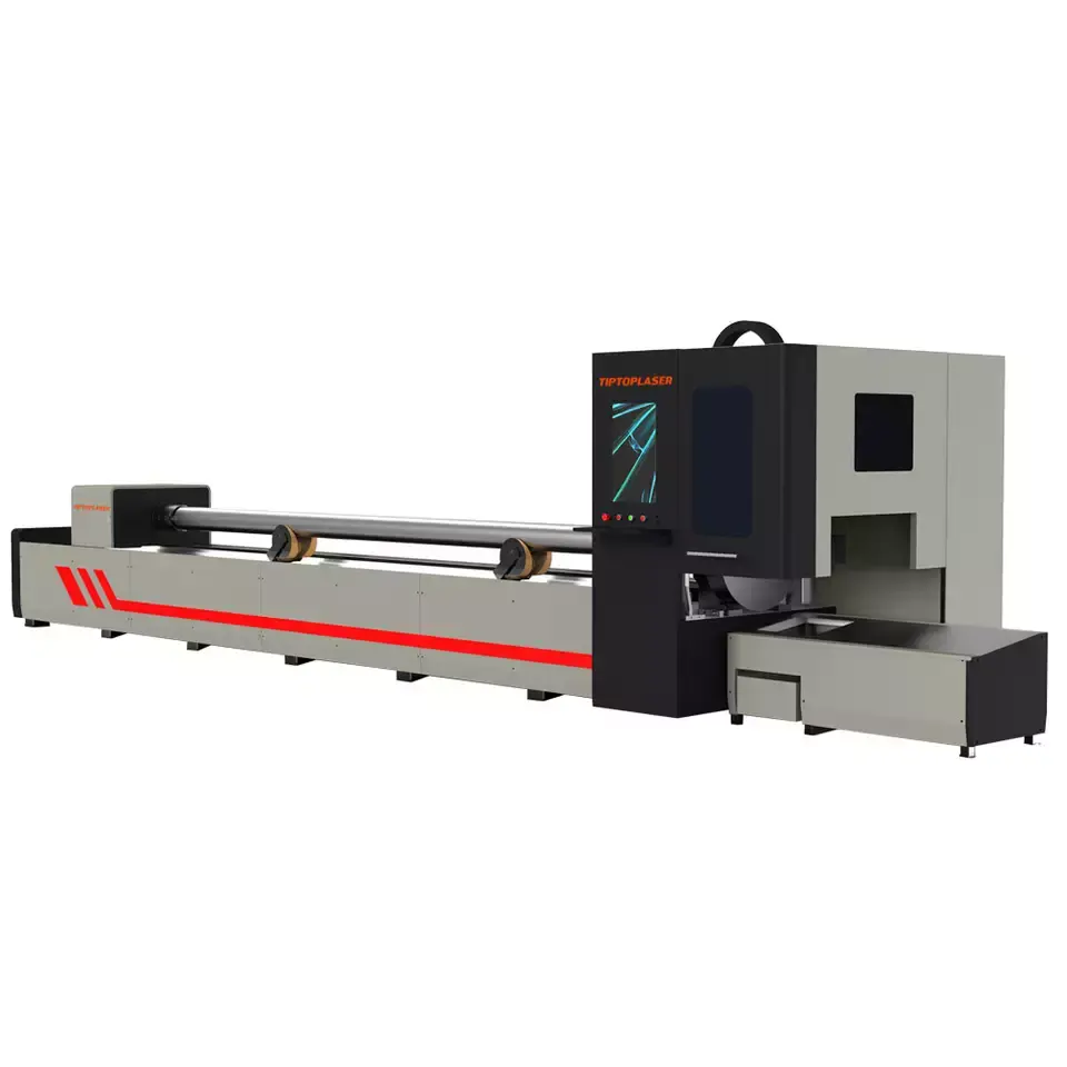 TIPTOPLASER macchina da taglio laser in fibra di lamiera cnc prezzo macchina da taglio per tubi macchina da taglio laser in fibra