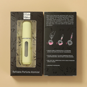 Custom Colorful <strong>5ml</strong> Empty <strong>Perfume</strong> Dispenser Bottle Easy to Take Refillable <strong>Perfume</strong> Atomizer Portability <strong>Perfume</strong> With Box - Product Image 6