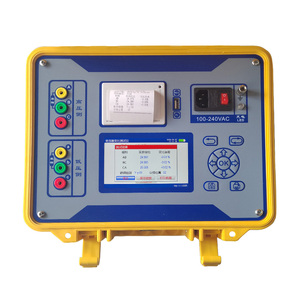 Probador de relación de giro de transformador trifásico Medidor de prueba de grupo de relación TTR Prueba de transformador tipo Z PT CT en Inglés/Español/ruso - Product Image 4
