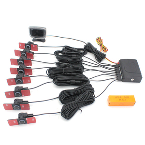 GAYINTT-Sensores de aparcamiento planos de 16,5mm, 8 sensores, pantalla LCD, zumbador, Radar de marcha atrás, sistema de asistencia de aparcamiento - Product Image 4