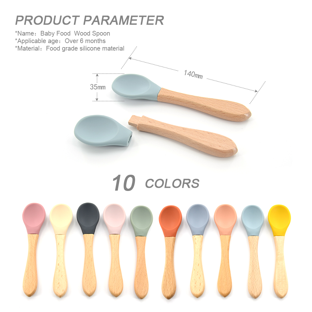 cuillère bébé rouge