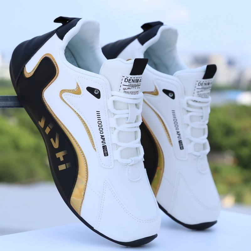 LC-A008-1 Blanc/Noir (Cuir)