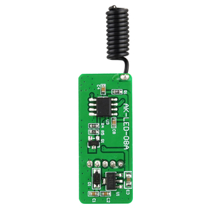 Universal 12V 2A DC ASK RF Mini-Relais-Fernbedienung 1CH Wireless-Fernbedienung empfänger modul 315/433 MHz für LED-Licht - Product Image 3