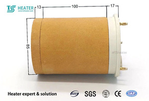 陶瓷加热元件圆形陶瓷加热器电陶瓷线轴加热器芯 - Product Image 5