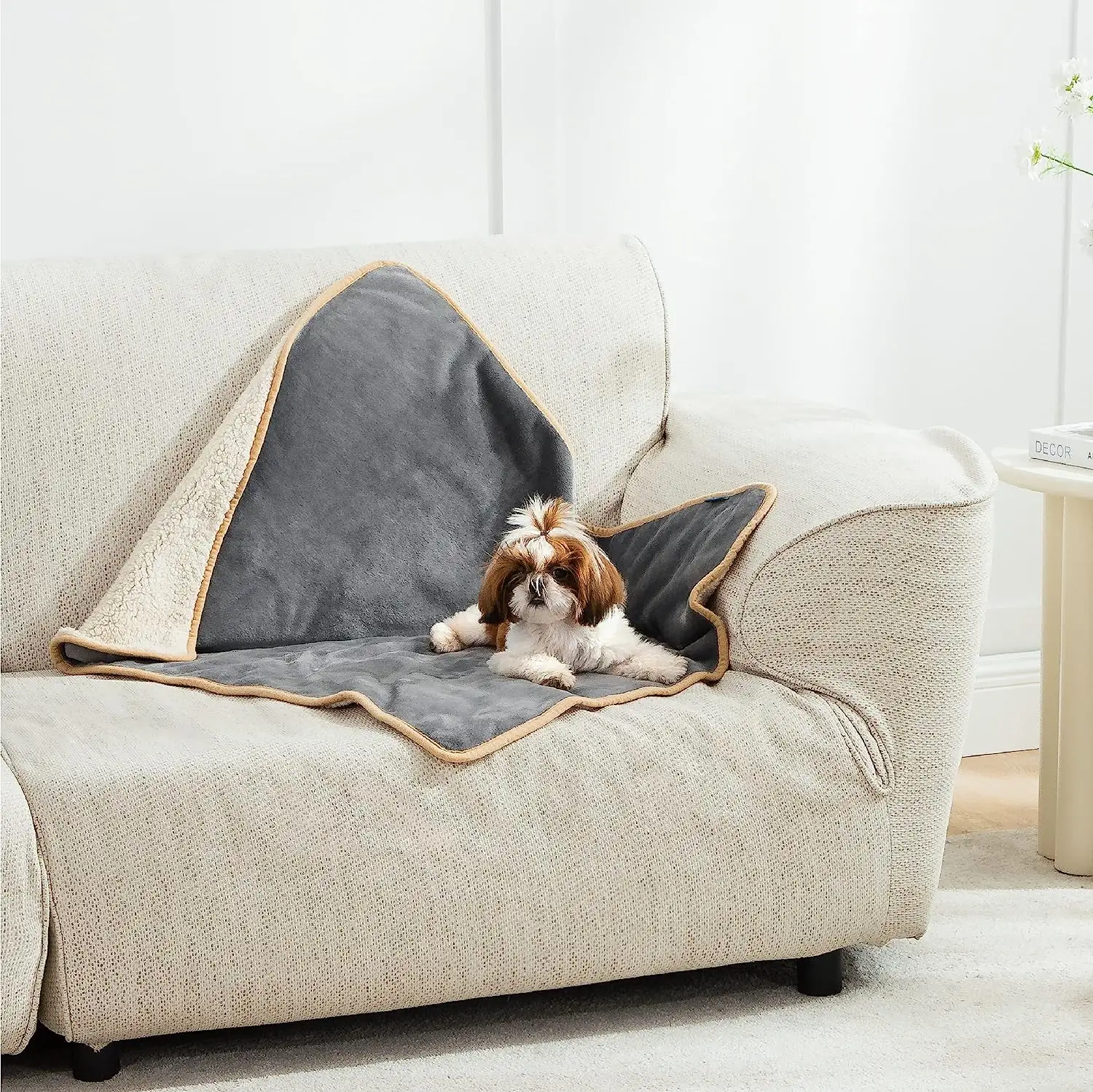 Высококачественные товары для домашних животных на заказ уличное толстое шерпа флисовое водонепроницаемое одеяло для собаки