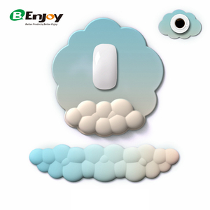 High-Density Memory Foam <strong>Mouse</strong> Pad Anti-Slip Feature Wireless Charging Cute <strong>Keyboard</strong> Cloud Wrist Rest Support for <strong>Computer</strong> <strong>Use</strong> - Product Image 3