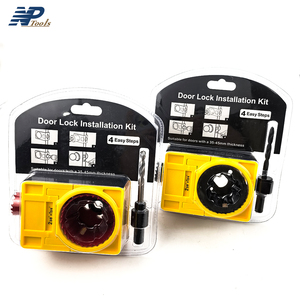 Naipu hızlı kurulum kapı kilidi delik testeresi seti-54mm yüz delik ve ahşap/Metal kapılar üzerinde 25mm kenar delik kesiciler ile komple - Product Image 1