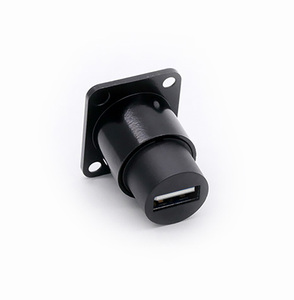 USB 2.0 3.0数据连接器，D型母机箱插座，免焊接USB 2.0 3.0面板安装连接器 - Product Image 2