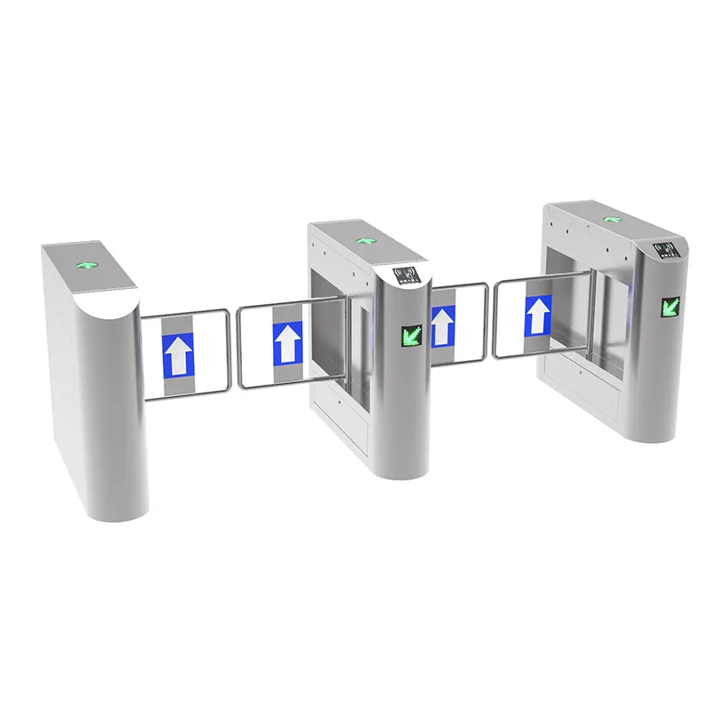 HFSecurity Automatic gym Turnstile Swing Speed Gate Barrier Turnstile Swing Gate with Face Recognition