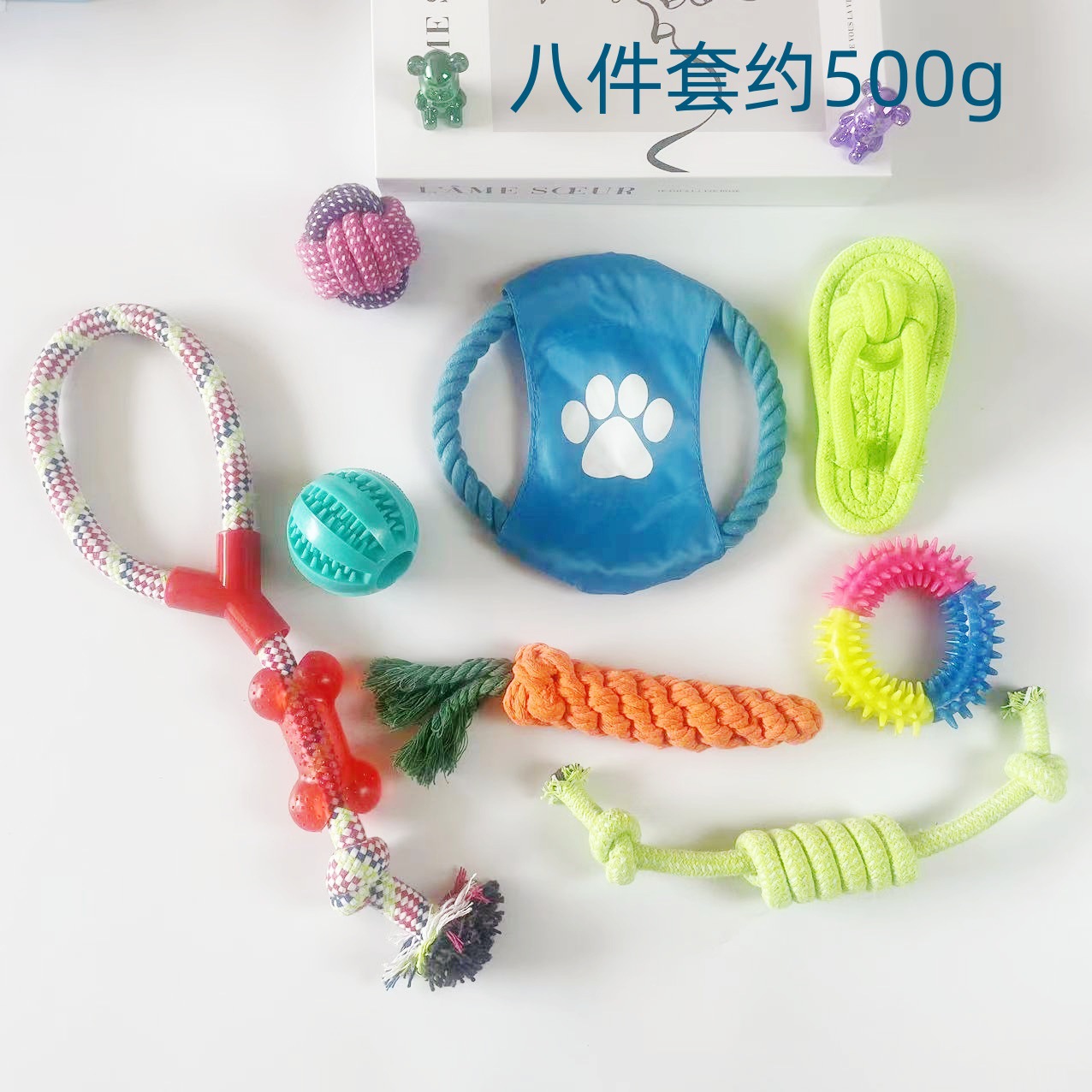 Juego de 8 piezas, aproximadamente 500 g.