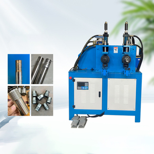 用于制造扫帚手柄滚丝机的金属螺杆机双工位滚齿机 - Product Image 5