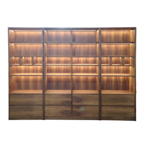 Ahşap kitaplık tasarım oturma odası kitap rafı kütüphane depolama dolabı kitap shelvese kitaplık - Product Image 4